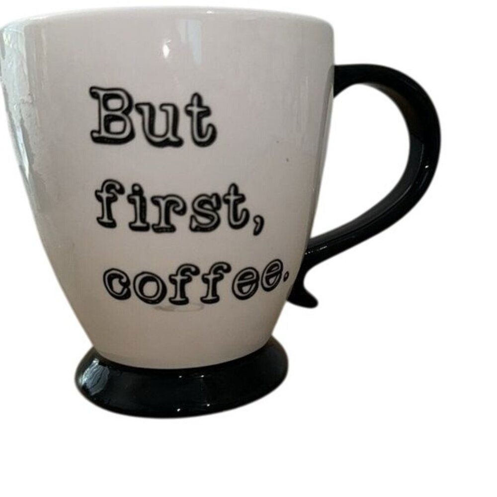"But First Coffee" Ceramic Mug By SipIt